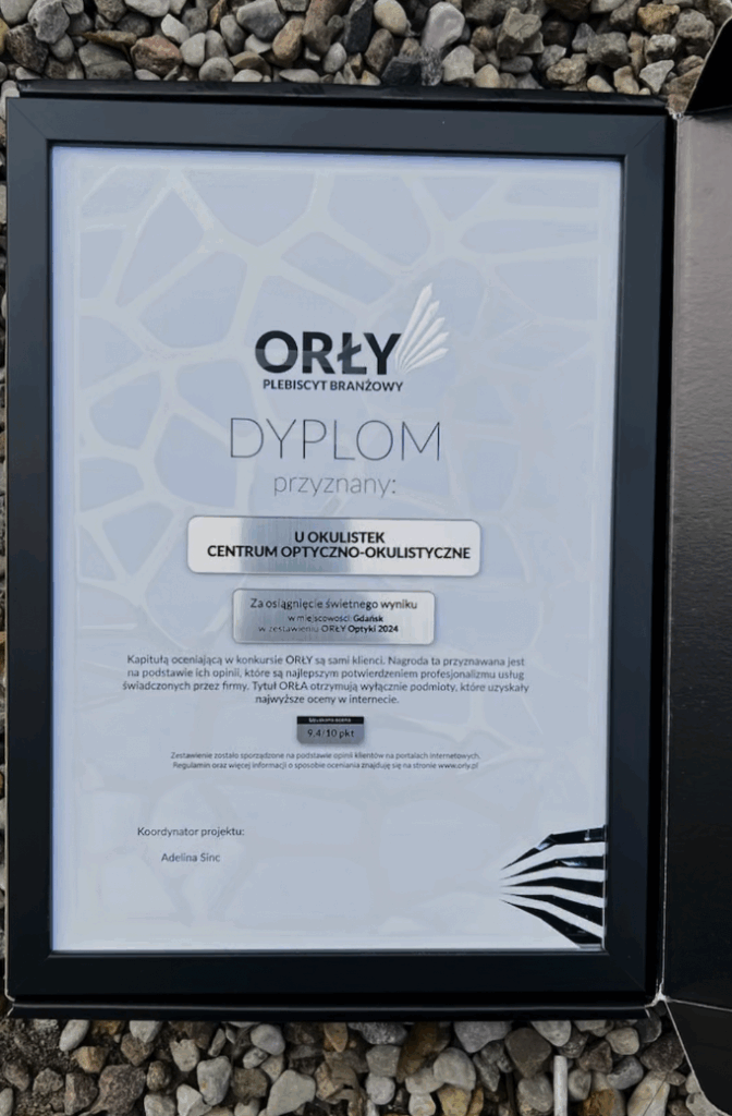 orly optykie 2024 dla salonu uokulistek w Gdańsku Wrzeszczu