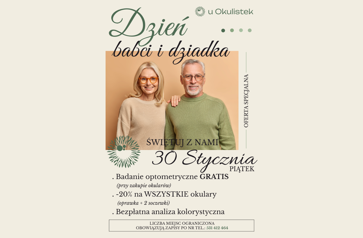 30.01.2026 Dzień Babci i Dziadka w U Okulistek – świętujcie razem z nami